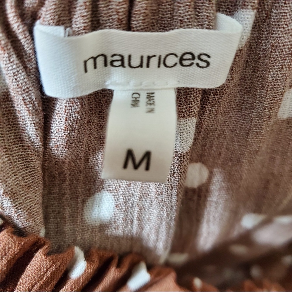 Maurice’s off the shoulder polka dot blouse - Picture 6 of 6